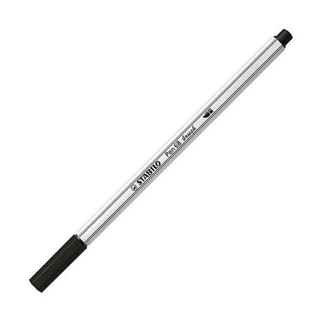 Stabilo pen 68 brush - viltstift - arty - set met 18 stuks