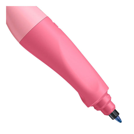 Stabilo sta easyoriginal - ergonomische rollerball - linkshandig - blauwe uitwisbare inkt - holograph edition - navulbaar - pastel poeder roze