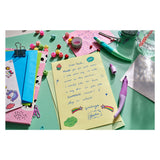 Stabilo easyorginial ergonomische rollerball pen - rechtshandig - blauwe inkt - navulbaar - pastel lila blush