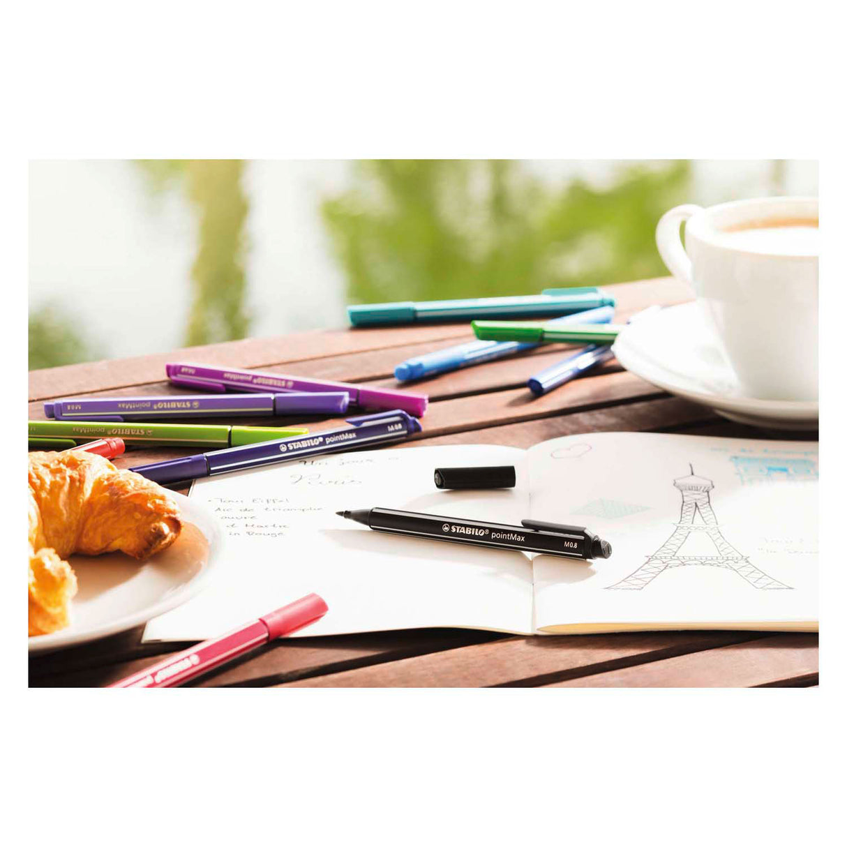 Stabilo pointmax - hardtip fineliner - set met 18 stuks