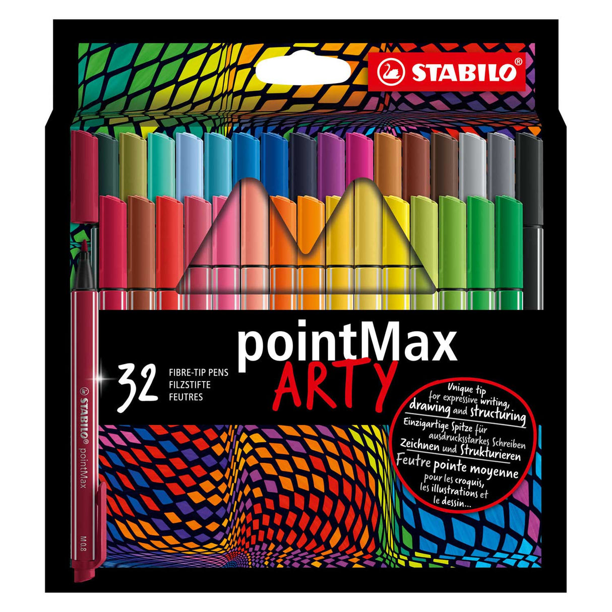 Stabilo Pointmax Fineliners Arty Entui, 32st.