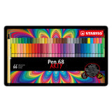 Stabilo Pen 68 Arty Metal Box -Tip Pens, 66º.