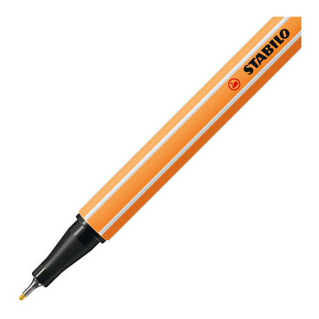 Stabilo point 88 - premium fineliner - fine 0,4 mm - metalen etui met 66 stuks - met 65 verschillende kleuren