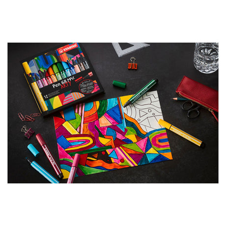 Stabilo pen 68 max etui 12 stuks