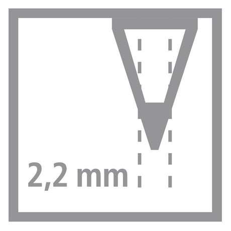 Stabilo swano hb grafietpotlood met gum - 12st.
