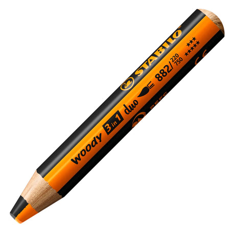 Stabilo woody 3in1 duo multitalent potloden - oranje zwart