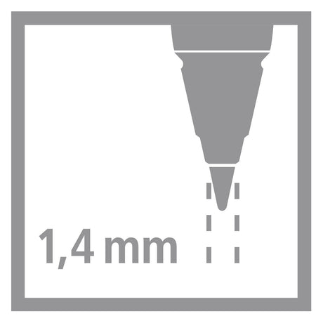 Stabilo easyergo 1.4 navullingen hb - 6st.