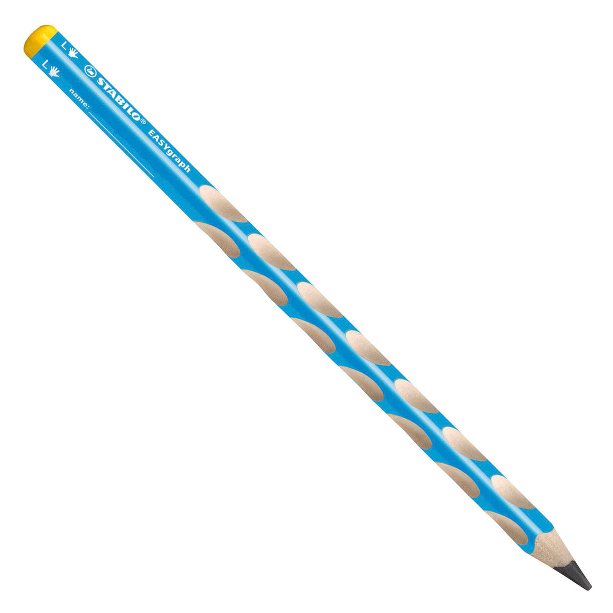Stabilo easygraph hb linkshandige grafietpotloden licht blauw - 2st.