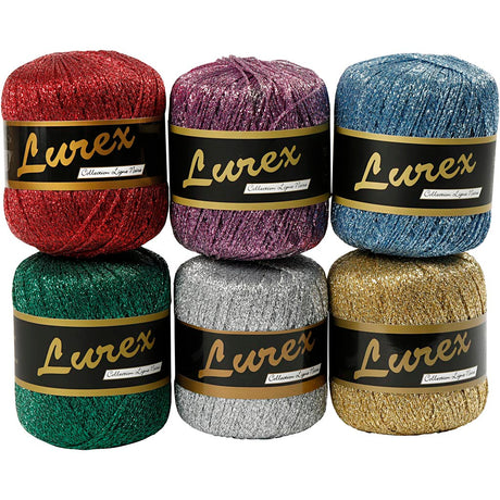 Creativ company https: www.cchobby.nl lurex-glitter-garen-l-160-m-diverse-kleuren-6x25-gr-1-doos