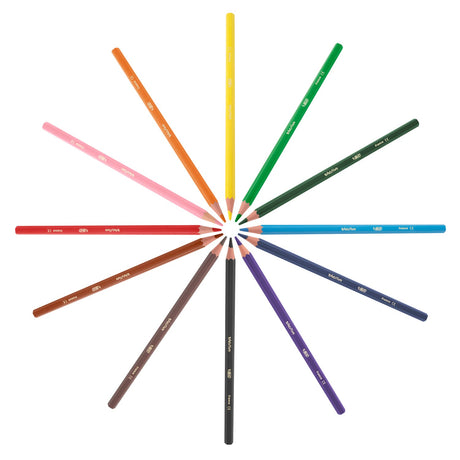 Bic kids evolution ecolutions kleurpotloden - diverse kleuren, verpakking van 12