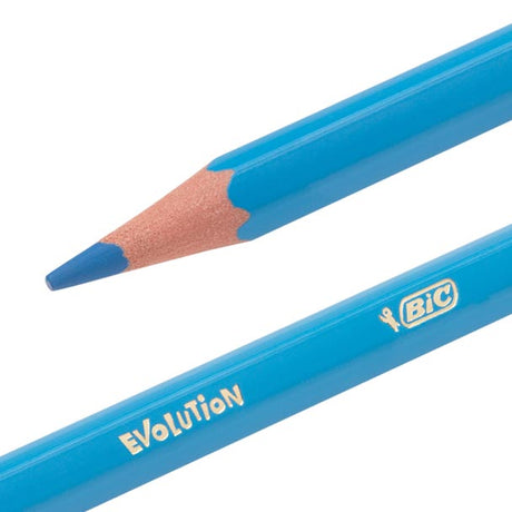 Bic kids evolution ecolutions kleurpotloden - diverse kleuren, verpakking van 12