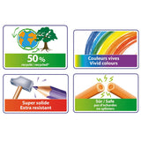 Bic kleurpotloden ecolutions evolution kunsthars assorti 12 stuks