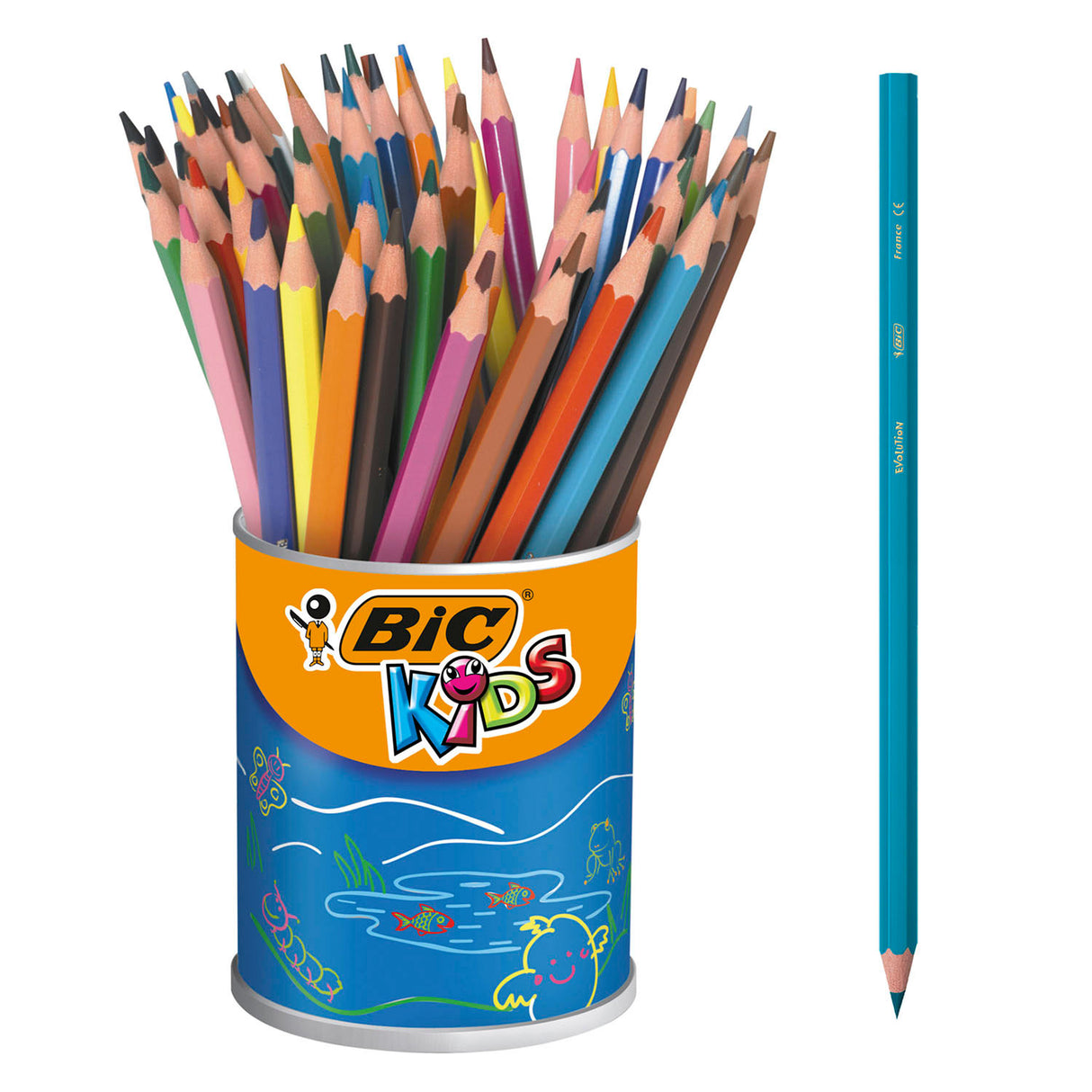 Bic kids ecolutions evolution kleurpotloden, 60st.