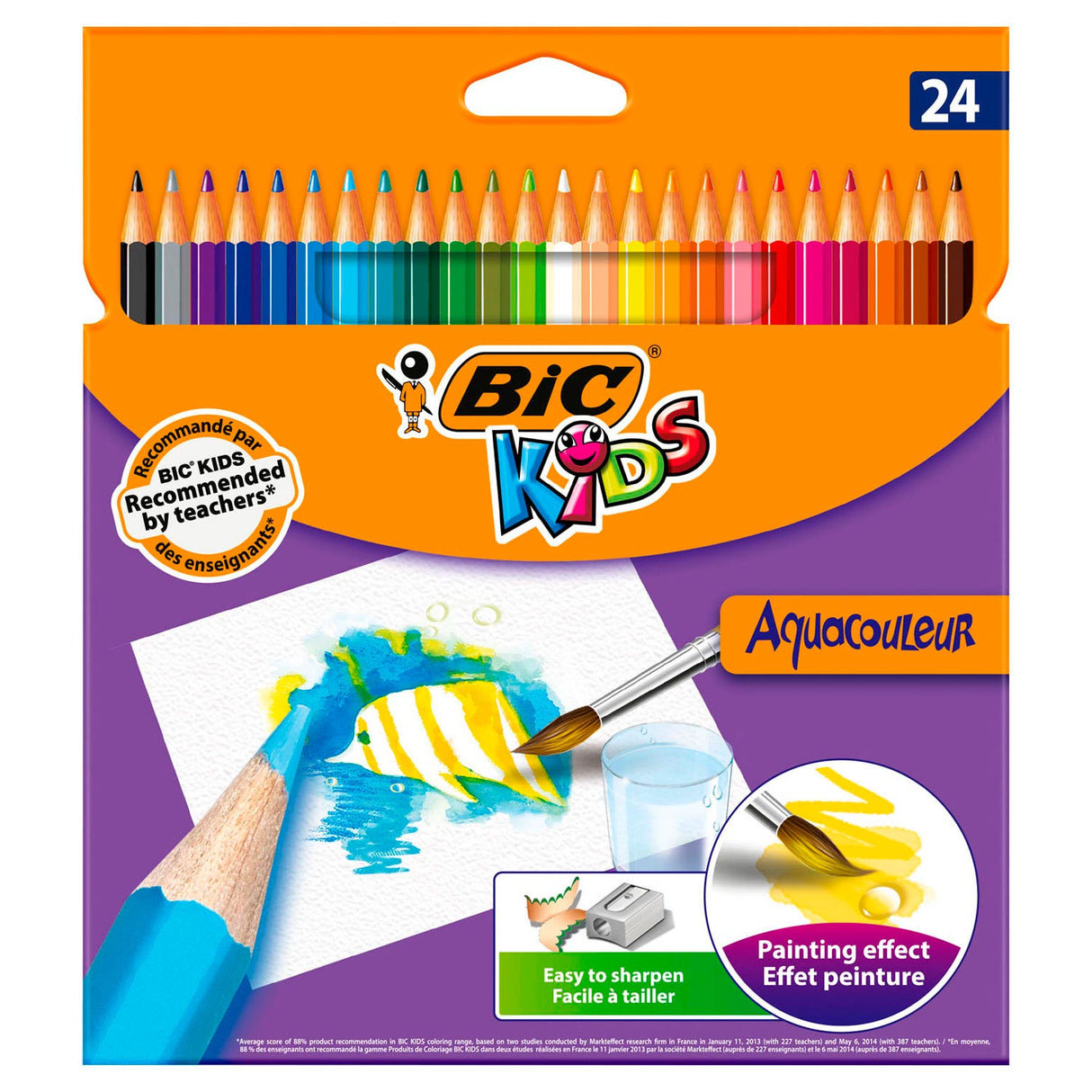 Bic Kids Aquacouleur, 24st.