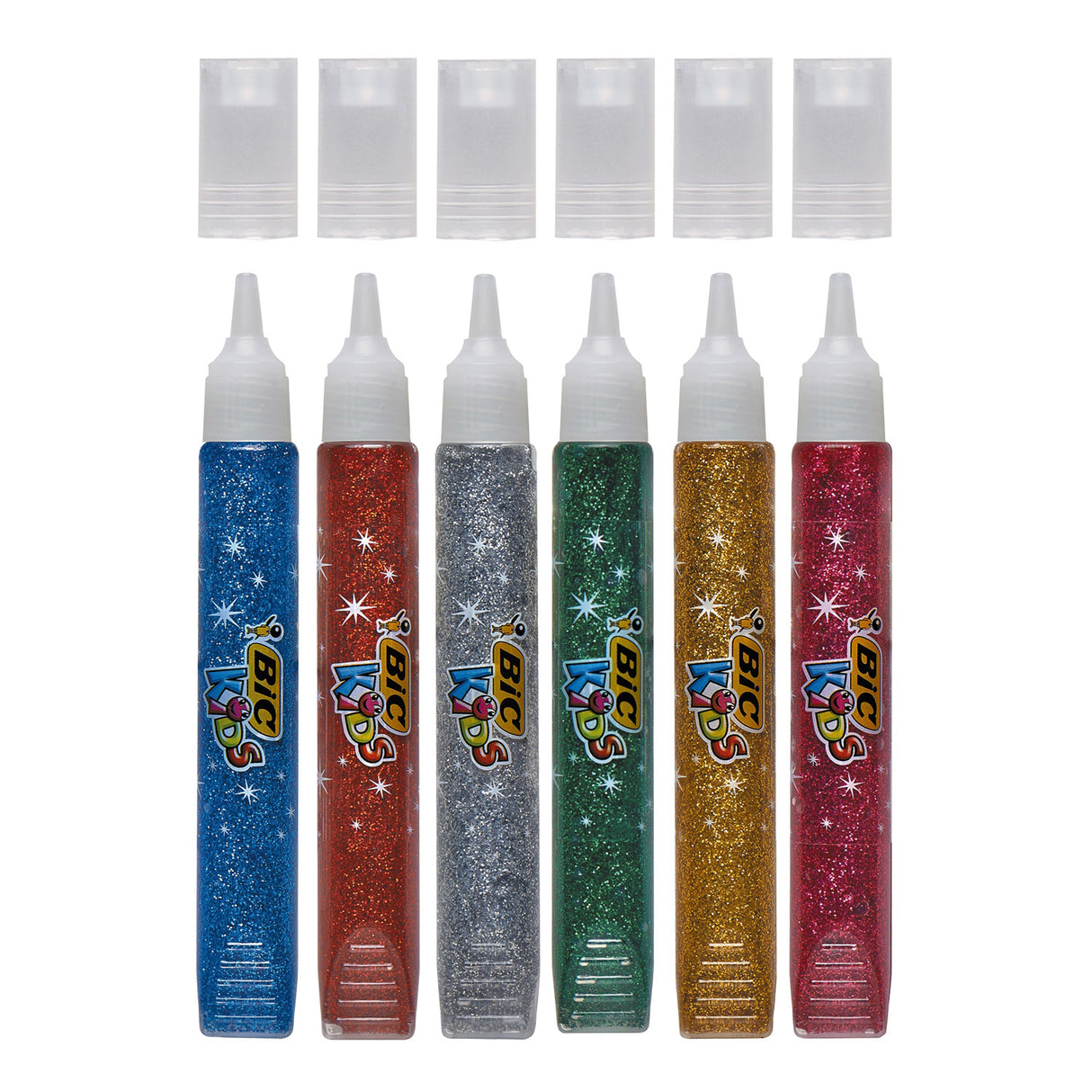 Bic Kids Glitter Glue Metallic, 6e.