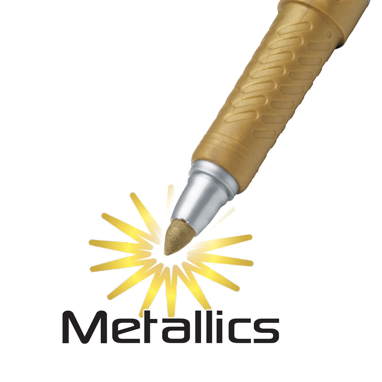 BIC Permanent Marker Gold und Silber