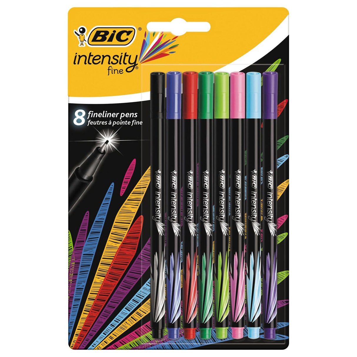 Bic intensity fineliners, 8st.