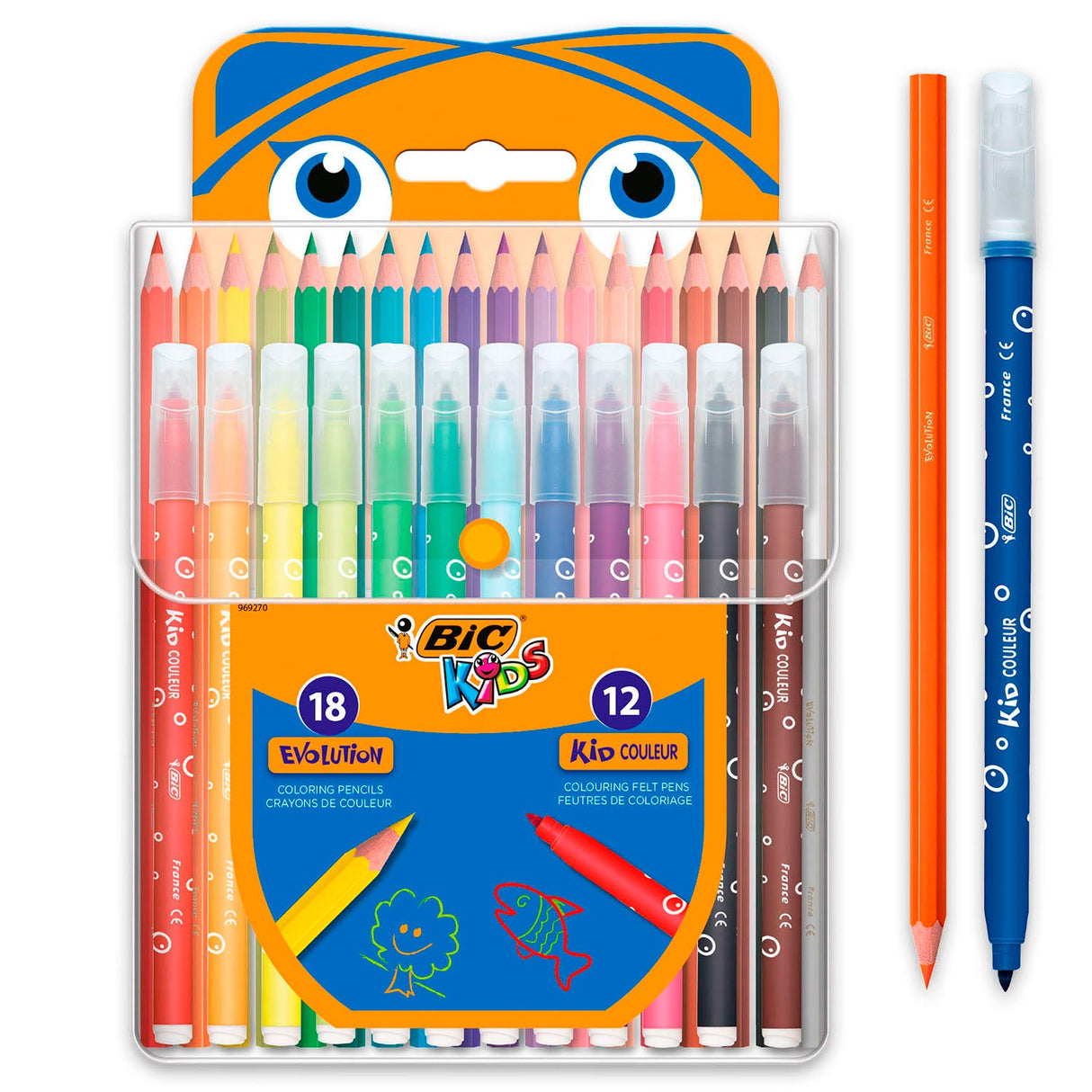 Ensemble de couleurs BIC Kids, 30dlg.