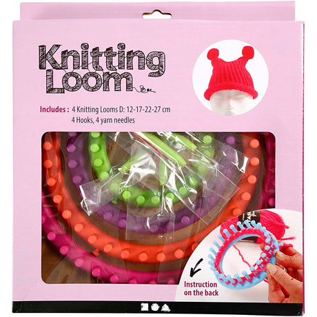 Creativ company https: www.cchobby.nl knitting-loom-d-12-17-22-27-cm-1-set