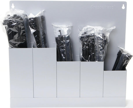 Dresselhaus assortiment kabelbinders cable harness wall shelf black 5-way, commercial v