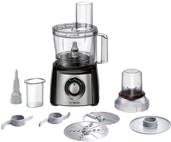 Bosch MCM3401M Food Processor 800W Negro de acero inoxidable