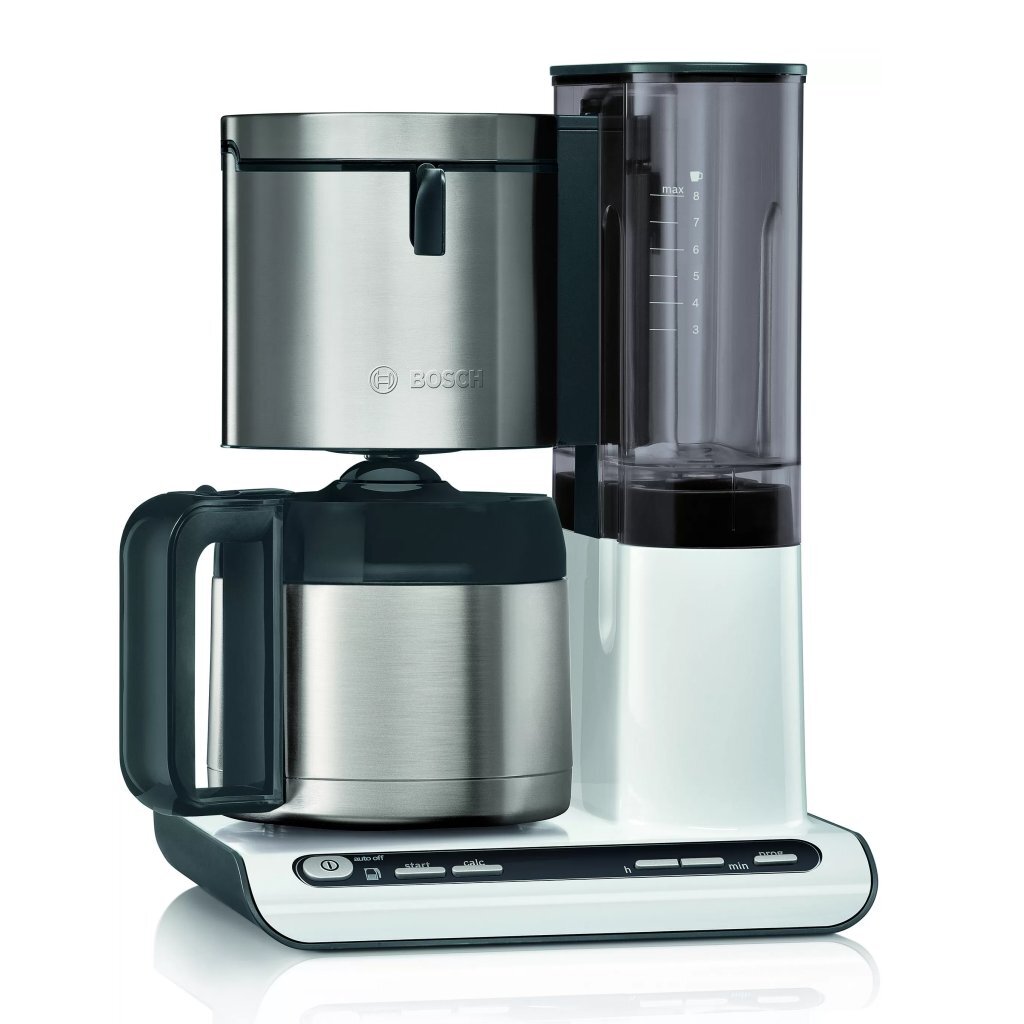 Bosch TKA8A681 STYLINE COFFEE MACHINE Stainless steel White