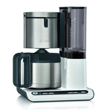 Bosch TKA8A681 Styleline Coffee Machine en acier inoxydable blanc