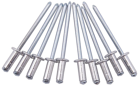 Dresselhaus blindklinknagel blind rivets 4.0 x 10.0mm aluminum steel, flat head