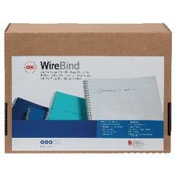 Gbc draadruggen wirebind - 9.5 mm - 125 vel - zilverkleurig - 100 st