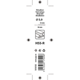 Mack 1018183 - universeelboor hss r ø 5,0 x 86 mm | 5 stuks
