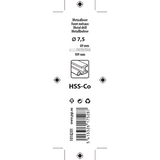 Mack 1018201 - metaalboor hss co5% din 338 ø 7,5 x 109 mm | 5 stuks