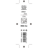 Mack 1018202 - metaalboor hss co5% din 338 ø 9,5 x 125 mm | 5 stuks