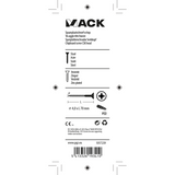 Mack 1017239 - spaanplaatschroef vz kop geelverz.10 st 4,0 x 70 mm | 10 stuks
