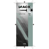 Mack 1017296 - spaanplschr.vzkop-zelfb. geelverz. 20 st 4,0 x 35 mm | 10 stuks