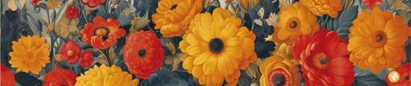 Rondo muziekje: flowers 05. (memory-cats | 2 stuks
