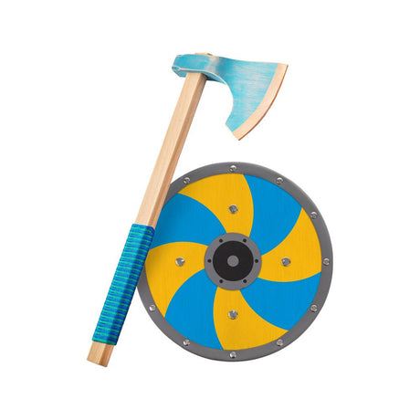 Woodsy viking houten bijl met schild. 4+ | 2 stuks