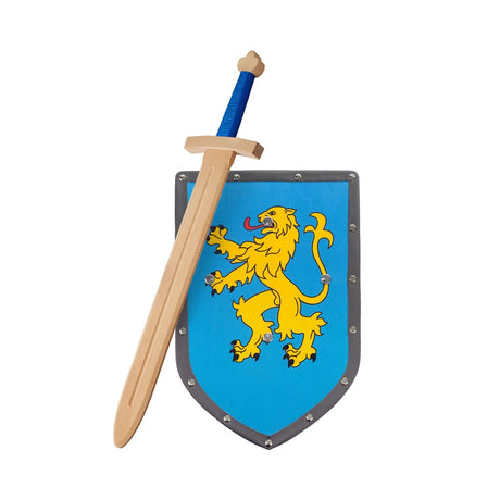 Woodsy houten set zwaard met schild. 4+ | 2 stuks