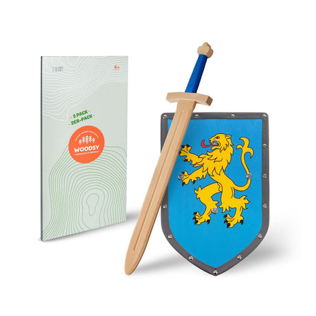 Woodsy houten set zwaard met schild. 4+ | 2 stuks