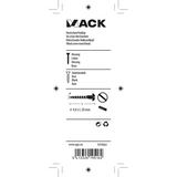 Mack 1019663 - houtschroef bolkop messing 9 st 4,0 x 20 mm | 10 stuks