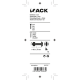 Mack 1017557 - kachelbout + moer staal verzinkt 4 st m6 x 70 mm | 10 stuks