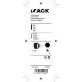Mack 1017687 - zeskant borgmoer staal verzinkt 12 st m8 | 10 stuks