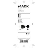 Mack 1017690 - zeskant dopmoer staal verzinkt10 st m4 | 10 stuks