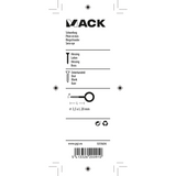 Mack 1019694 - schroefoog messing 3 st 3,5 x 20mm | 10 stuks