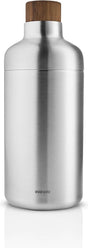 Eva solo - liquid lounge cocktailshaker - zilver - bruin - hout - roestvast staal