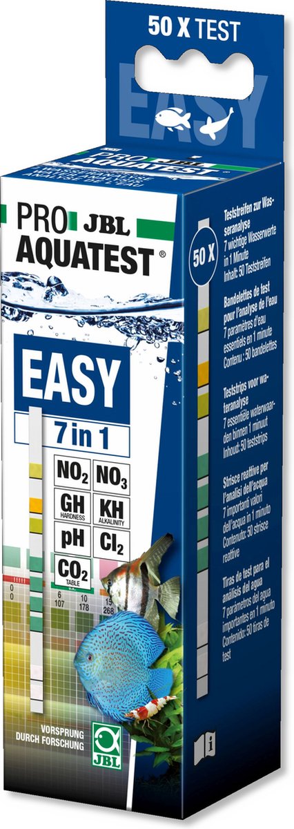 Jbl dier jbl pro aquatest easy 7in1 - teststrips - quicktest - watertest