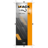 Mack 1017809 - schroefhaak metrisch + moer verziinkt 5st m4 x 50 mm | 10 stuks