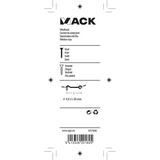 Mack 1017848 - windhaak staal verzinkt 2 st 4,0 x 60 mm | 10 stuks