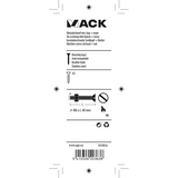 Mack 1019816 - metaalschroef verz. kop + moer rvs 3 st m6x40 | 10 stuks