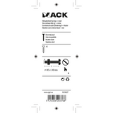 Mack 1019827 - metaalschroef cyl. kop + moer rvs 5 st m5x40 | 10 stuks
