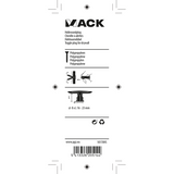 Mack 1017895 - hollewandplug nylon 4 st tc | 5 stuks